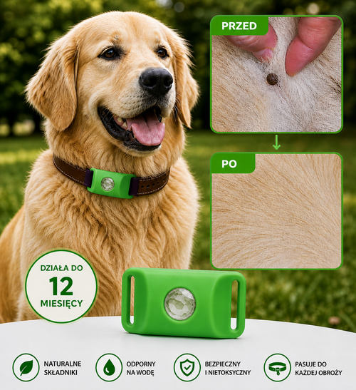 Dogivo™ - Naturalny Brelok na Kleszcze dla Psa